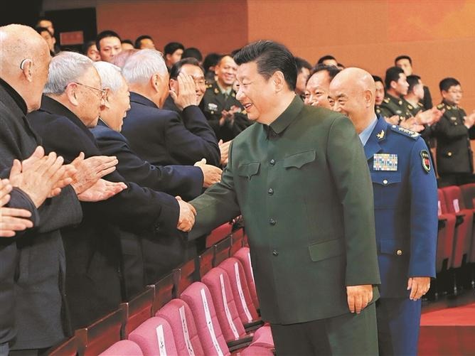 习近平向全军老同志祝贺新春 