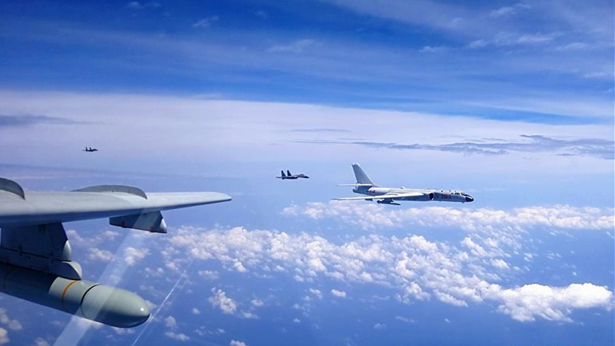 震撼！霸气！空军发布多语种宣传片《战神绕岛新航迹》