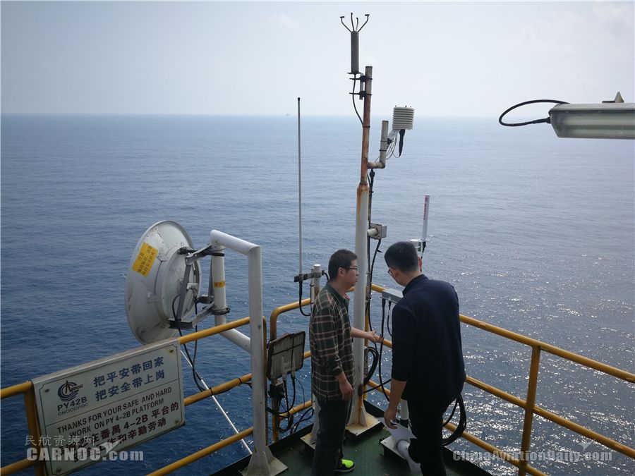深圳空管站安装亚洲最大的海上气田平台ADS-B地面站