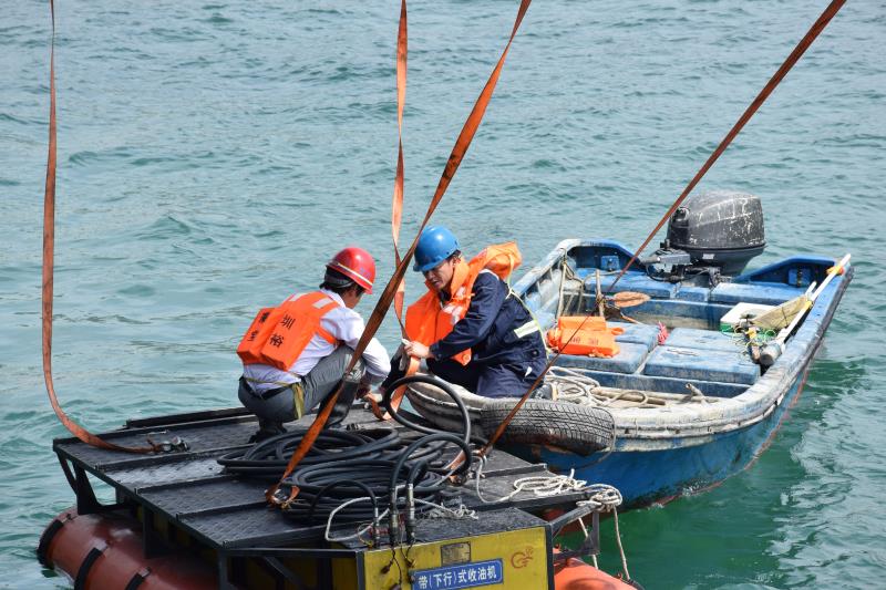 盐田港区油污泄露？原来是应急演练