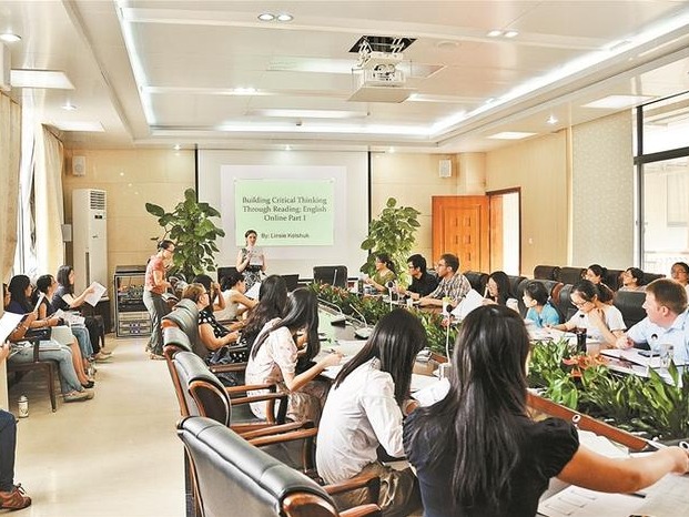 宝安第一外国语学校：中外教师融贯“中”“西”共同提升