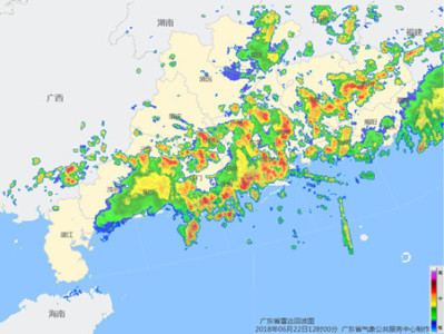 强降水云团正在肆虐！广东半壁江山雷电交加，大雨倾盆