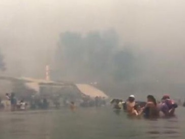 希腊山火已致91遇难 民众为活命被迫跳入海中 