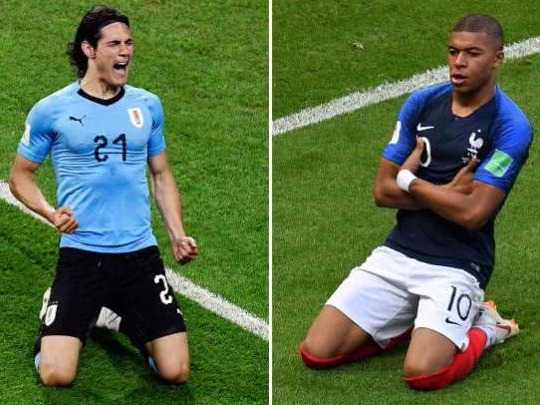 今晚，法国PK乌拉圭，卡瓦尼大战姆巴佩，你站谁？