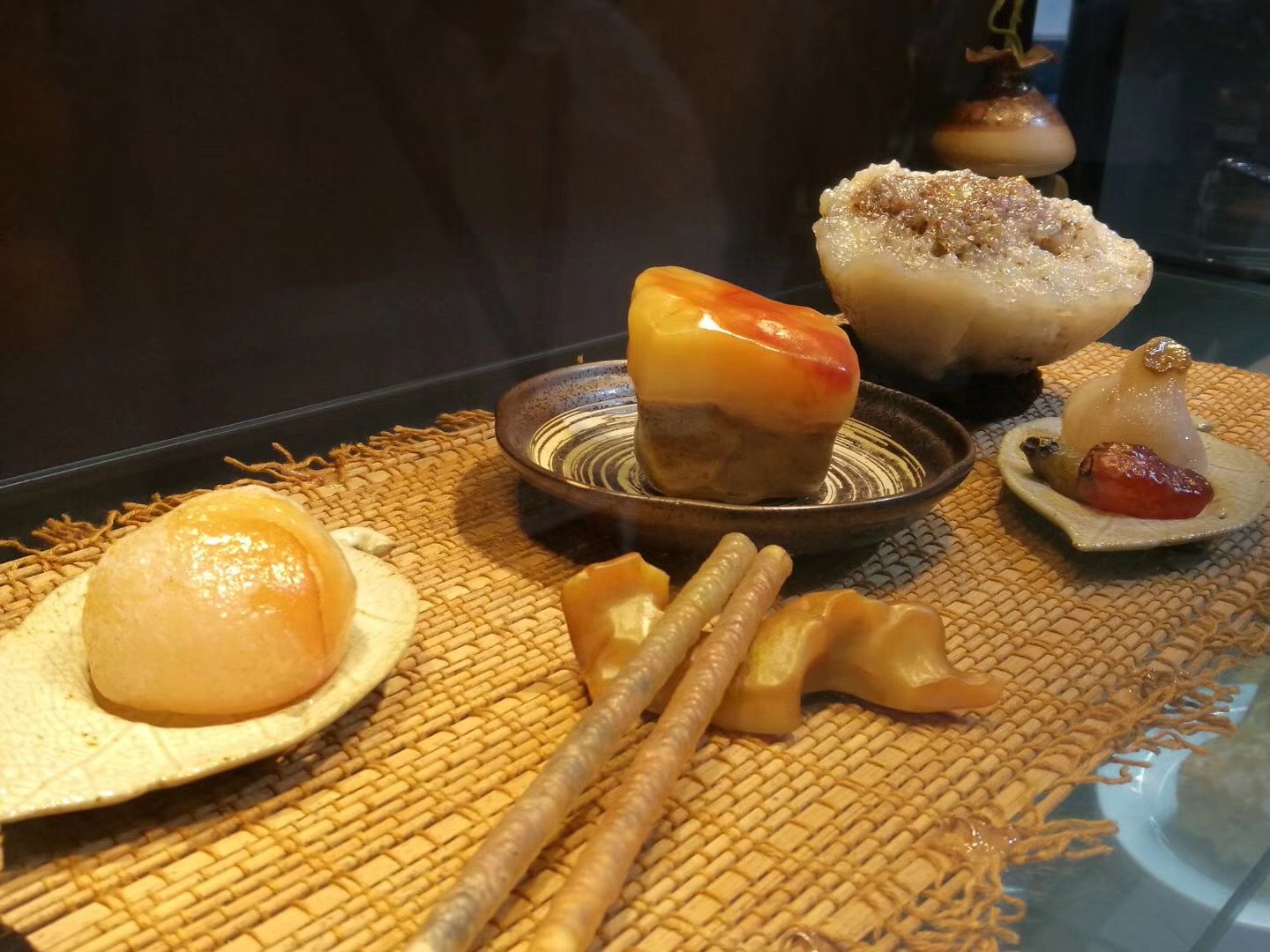 只能看不能吃！龙园这桌“佳肴名菜”等你来赏