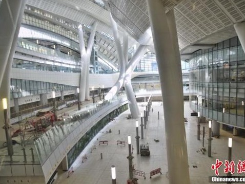 高铁香港段西九龙总站已接近完成 商户准备进场