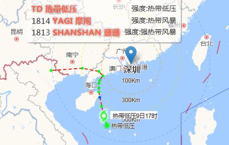 台风白色预警！深圳10日—13日有明显降雨过程