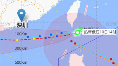 注意！本周将有两个台风影响深圳，后面那个可能是超强台风