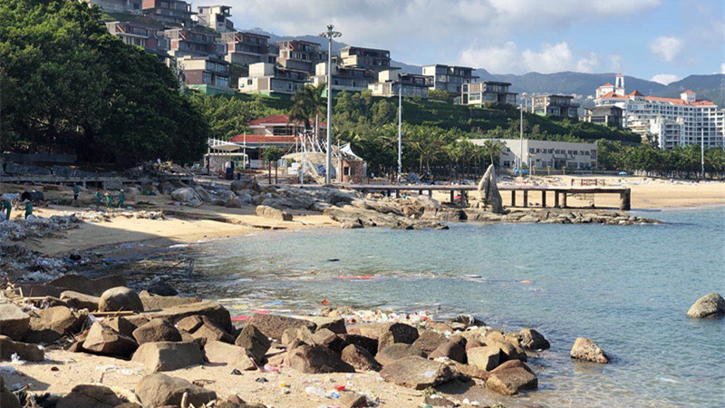 台风“山竹”过后的第二天，记者实地探访深圳东部著名旅游景区