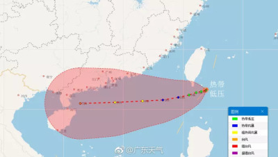 双台风直逼广东防风形势严峻，粤防总将防风提升至Ⅲ级