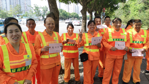 今天，他们是最美的人！深圳五位“城市美容师”被评为省优秀环卫工人