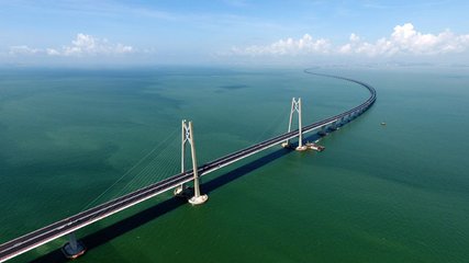 巨龙，腾飞在伶仃洋上——港珠澳大桥开通仪式侧记