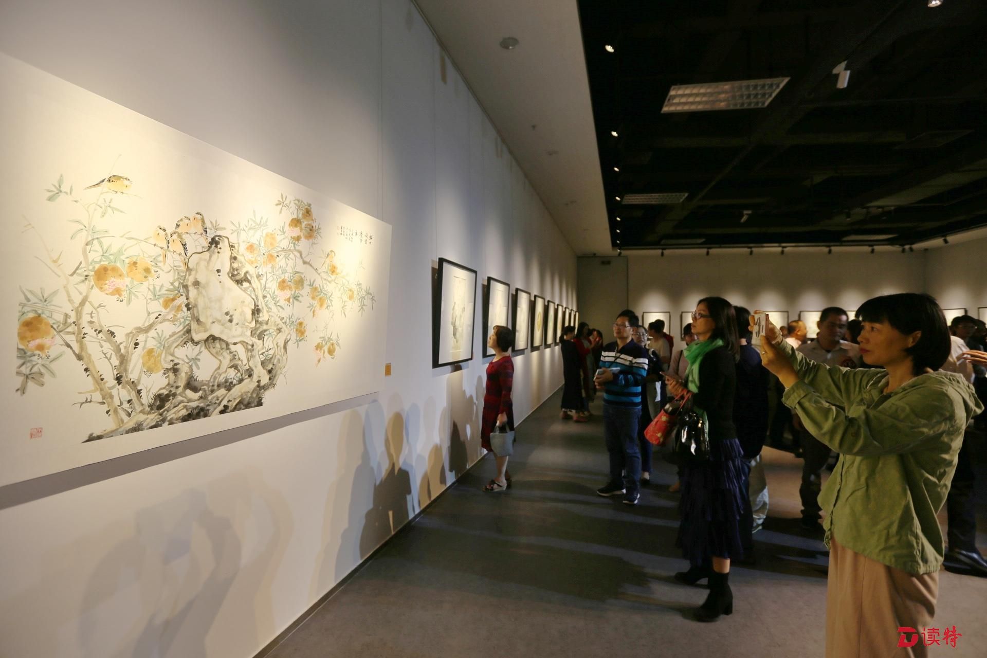 阮富强60余件花鸟作品在东莞开展