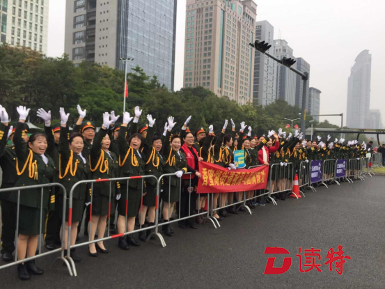 香蜜湖街道四大文艺社团助阵“深马”