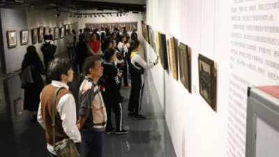 坐标罗湖美术馆，“戴士和、俞晓夫、周刚艺术作品交流展”开幕！
