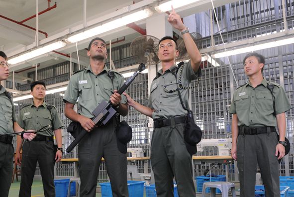 香港惩教署装备图片