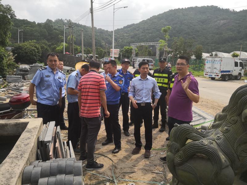 福永：强力整治侵占水务用地行为