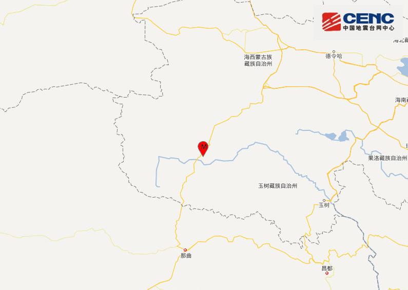 青海玉树州治多县发生4.3级地震，震源深度10千米