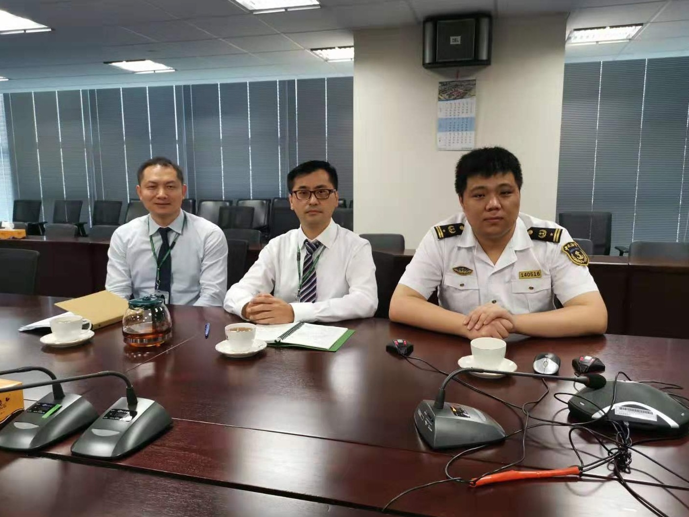 海事检查官走进长荣海运授课