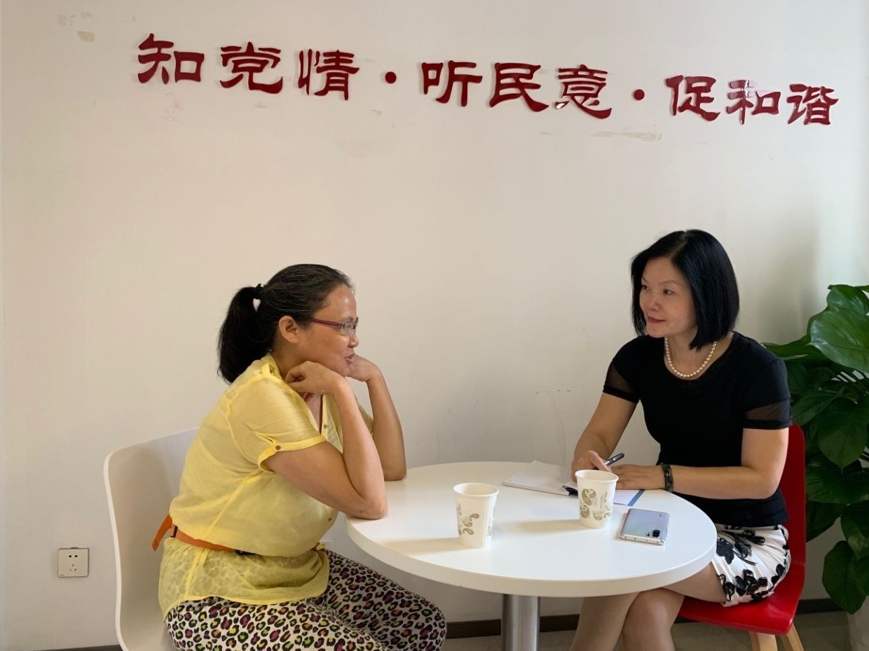 党代表接待活动 | 管连秀代表听您讲