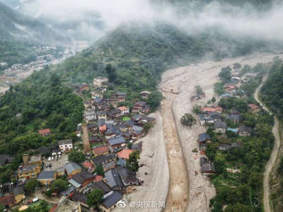 汶川暴雨已致9人遇难，35人失联