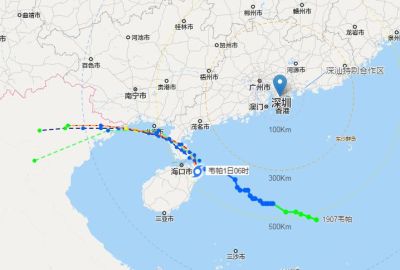 台风“韦帕”在海南文昌登陆！深圳多个预警生效中，今日仍有暴雨