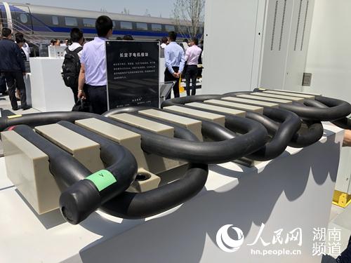 时速600公里高速磁浮列车“动力心脏”在株洲发布