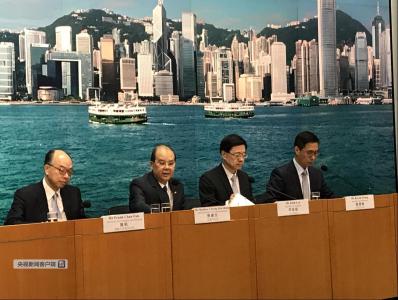 香港保安局局长：过去两天的违法暴力行为带有“恐怖”性质