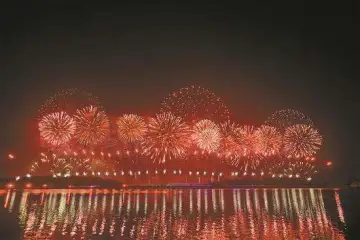 祖国万岁！深圳湾畔这场焰火盛会是送给祖国的赞歌