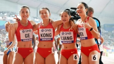 历史首次！中国男女4×100米接力双双晋级决赛
