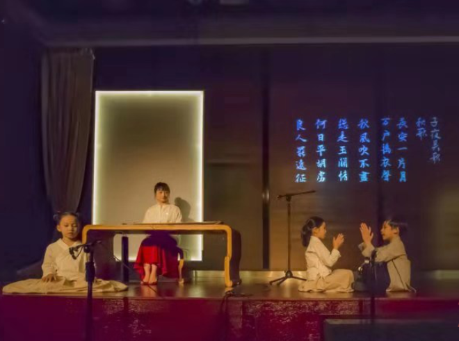 年轻的人奏响古老的乐！原创古琴音乐剧《 月出福田》深博“高山流水觅知音”