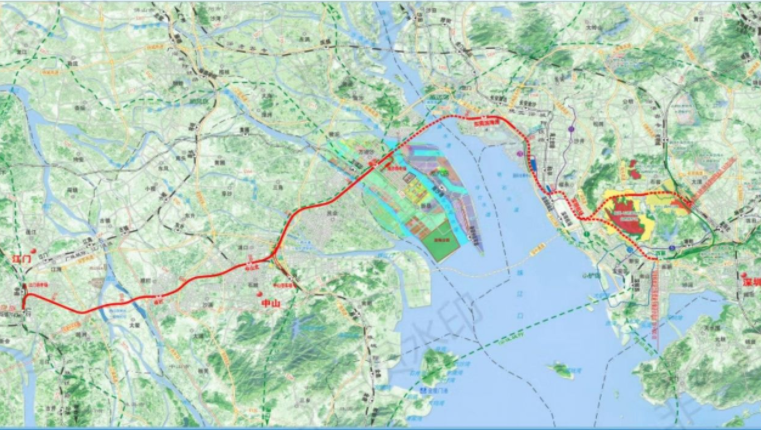 深茂铁路在深圳设西丽站和机场站，同步建机场至深圳北联络线