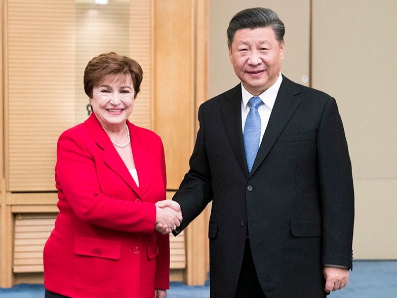 习近平会见国际货币基金组织总裁