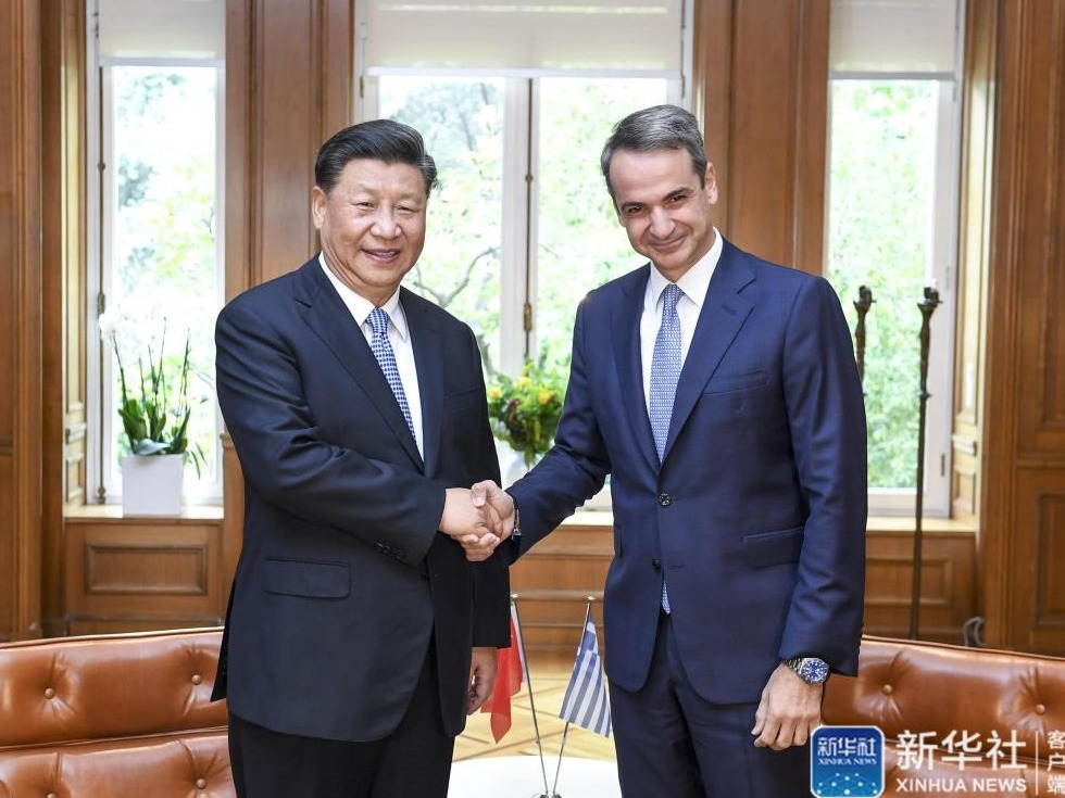 独家视频 | 习近平同希腊总理米佐塔基斯会谈