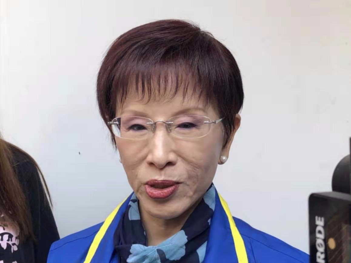 洪秀柱谈参选：对选情审慎乐观