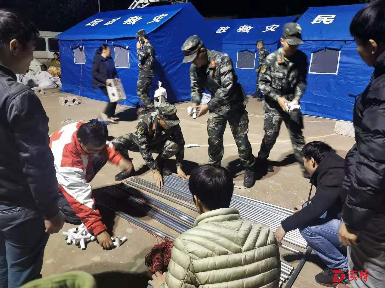 一方有难，八方支援！龙岗区赴靖西扶贫工作队参与地震救灾