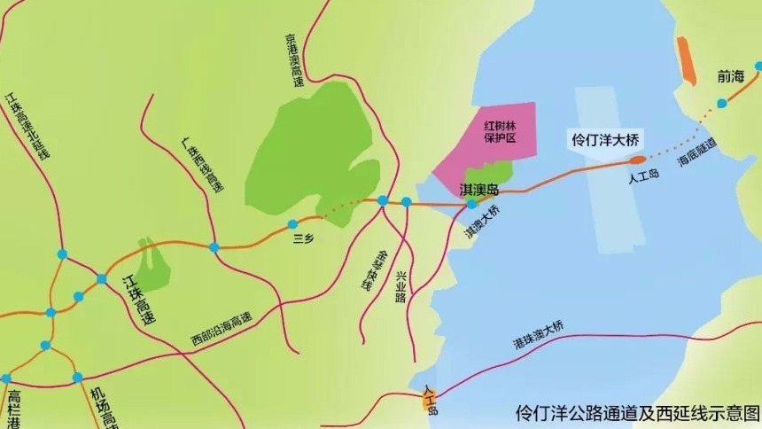 深珠通道规划出炉！东起前海西接淇澳岛