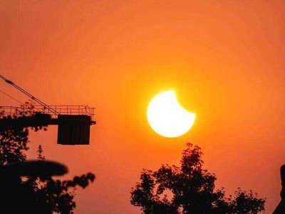 “金环日食”奇观26日上演，我国全境可观日偏食