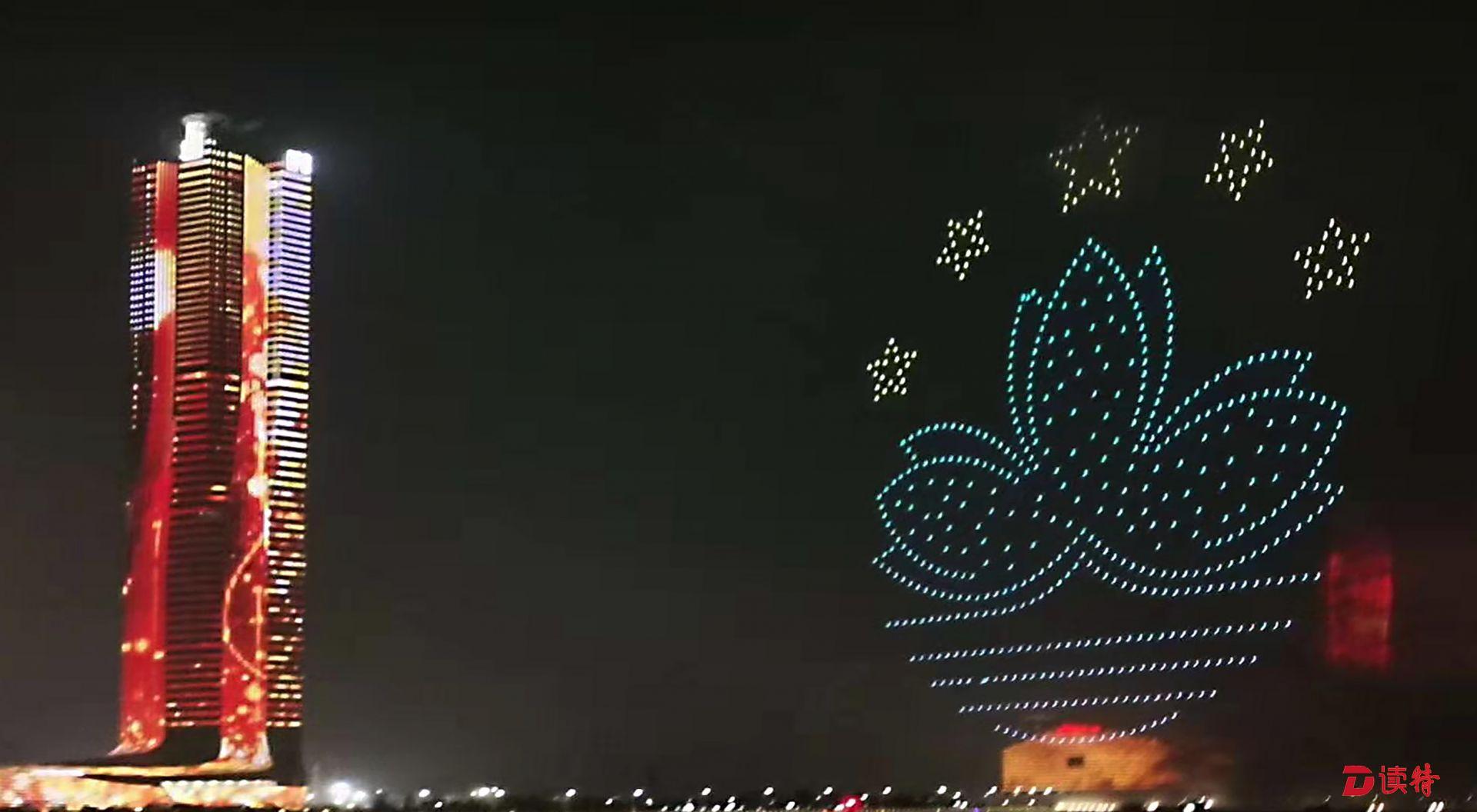 16万枚烟花，600架无人机！澳珠夜空璀璨绽放
