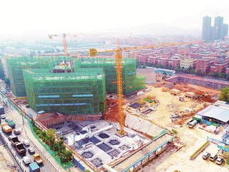 坪地第二小学改扩建工程全力推进，计划2020年建成投入使用