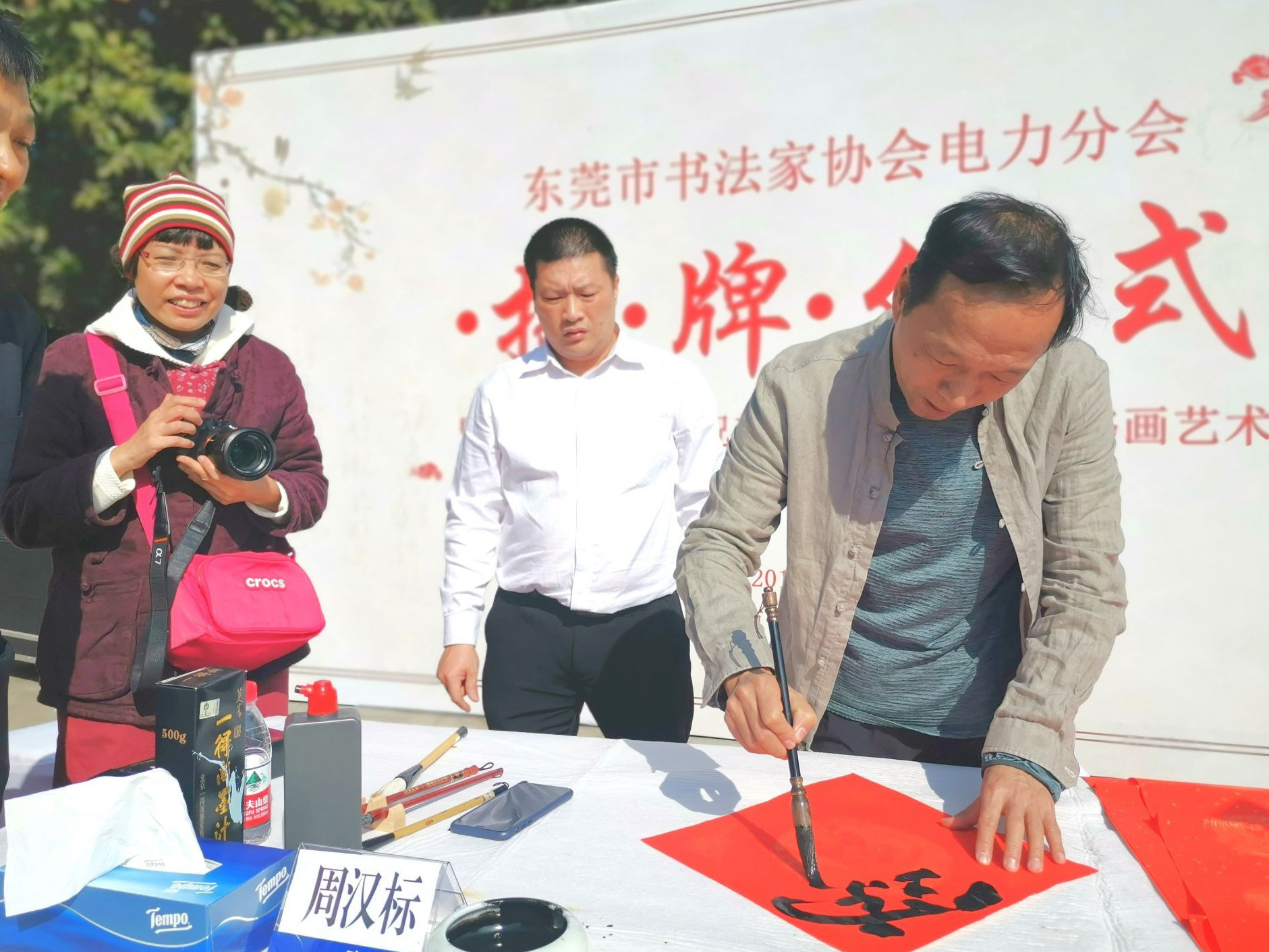 东莞书协成立电力分会 展出80件优秀作品