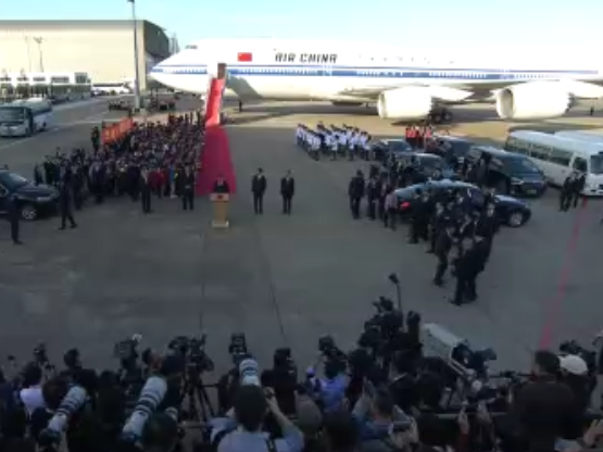 独家视频丨习近平抵达澳门 在机场发表讲话