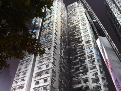 重庆火灾初查系居民房阳台起火，引燃外墙保温层
