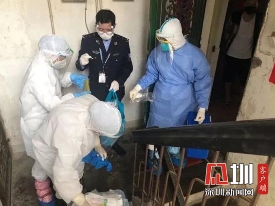  战疫深圳人 | 他敲开了一户又一户龙岗居家隔离人员的房门
