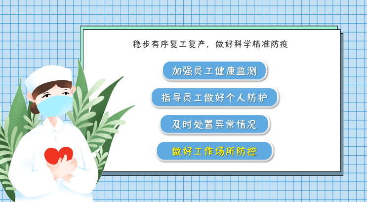 企事业单位复工复产疫情防控措施指南
