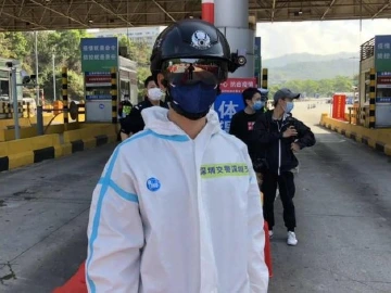 看一眼就知道车内所有人体温，深圳交警有了智能头盔