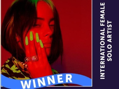 2020全英音乐奖颁奖 碧梨获国际最佳女歌手