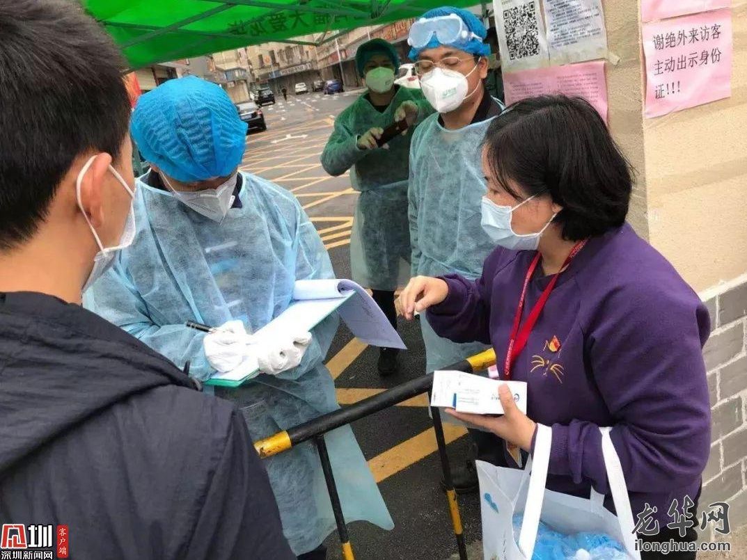 茜坑战疫先锋丨老党员江国芬的一天
