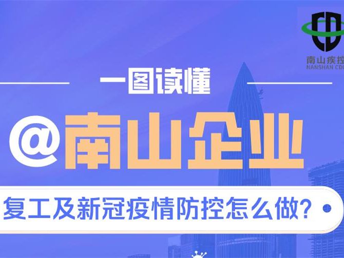 南山疾控发布企业复工疫情防控指引长图，护航辖区企业有序复工复产