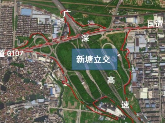 广深高速改扩建新塘立交改造项目今年上半年开工